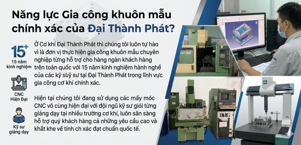 Năng lực Gia công khuôn mẫu chính xác của Đại Thành Phát?